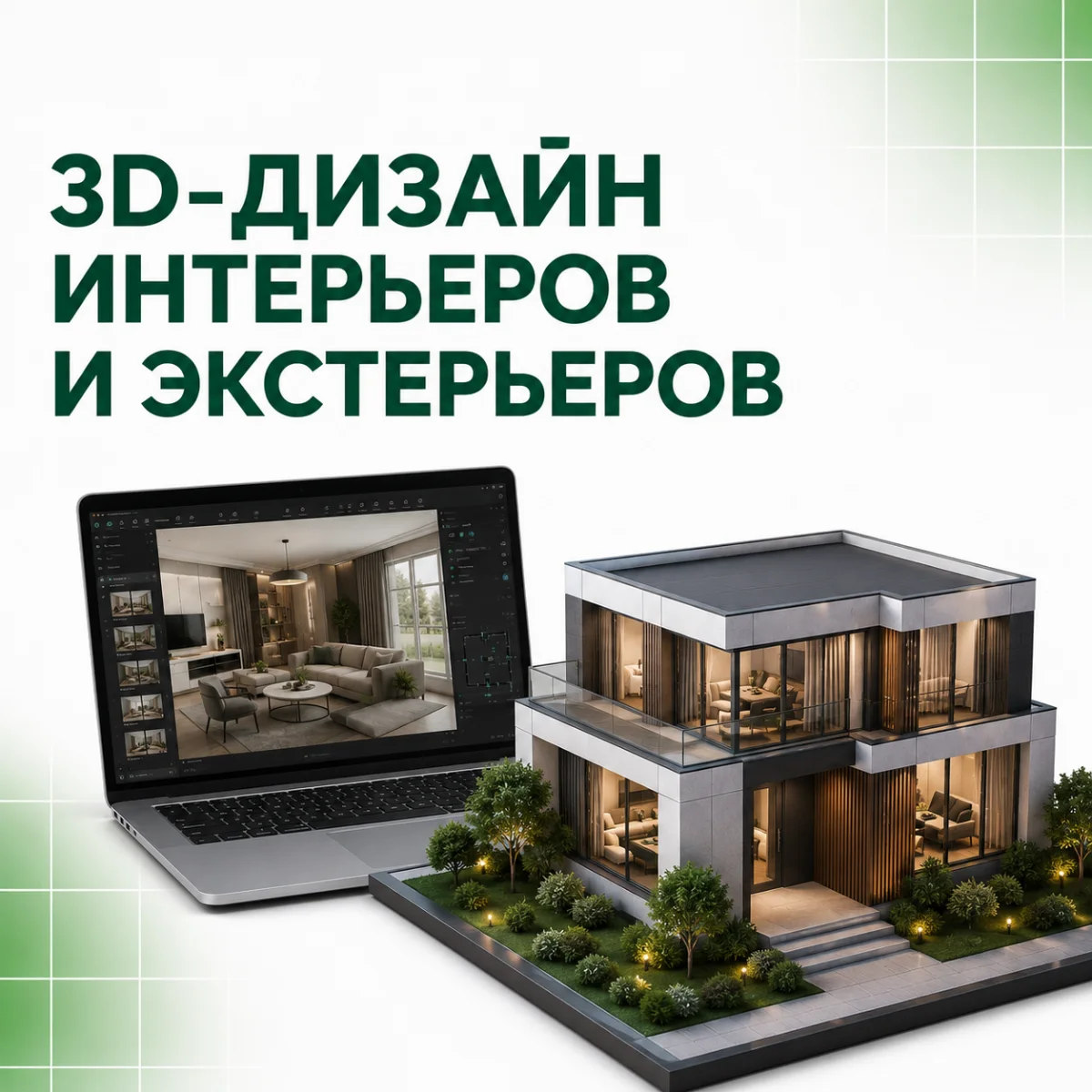 3D-дизайн интерьеров и экстерьеров